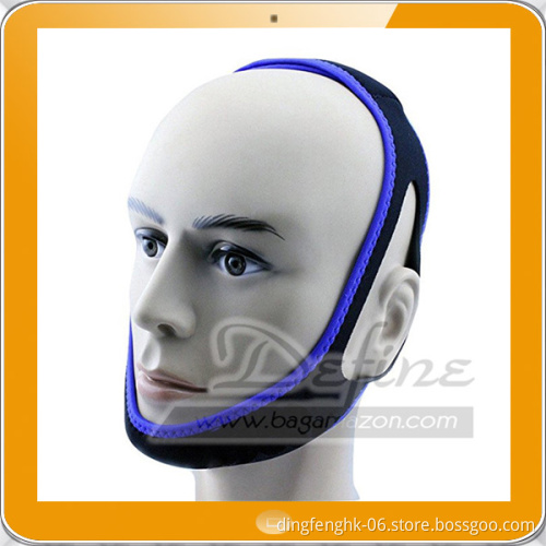 Cool Blue Neoprene Anti Snoring Jaw Strap for Mouth Breathers